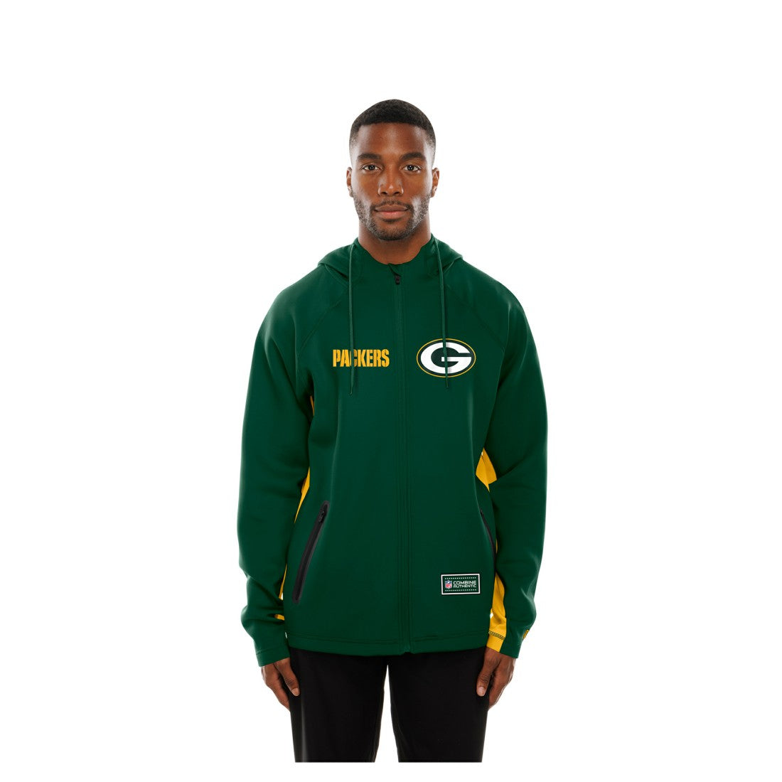 Combine Authentic Raglan Scuba Full-Zip Hoodie - Green Bay Packers