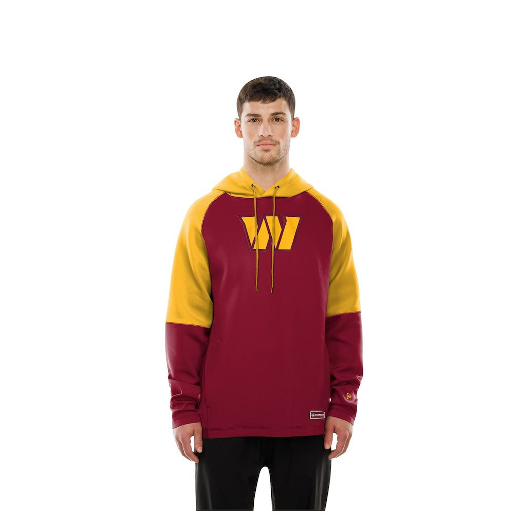 Combine Authentic Color Block Raglan Pullover Hoodie - Washington Commanders