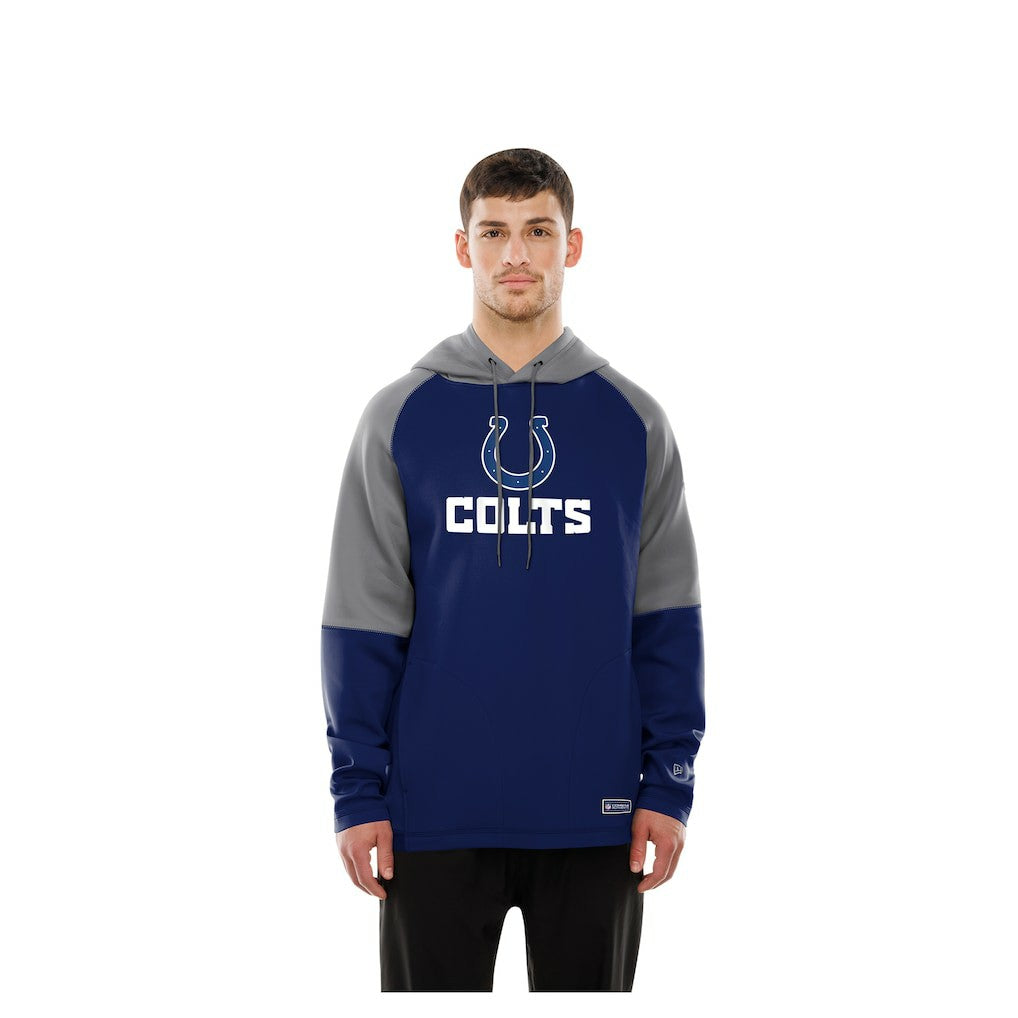Combine Authentic Color Block Raglan Pullover Hoodie - Indianapolis Colts