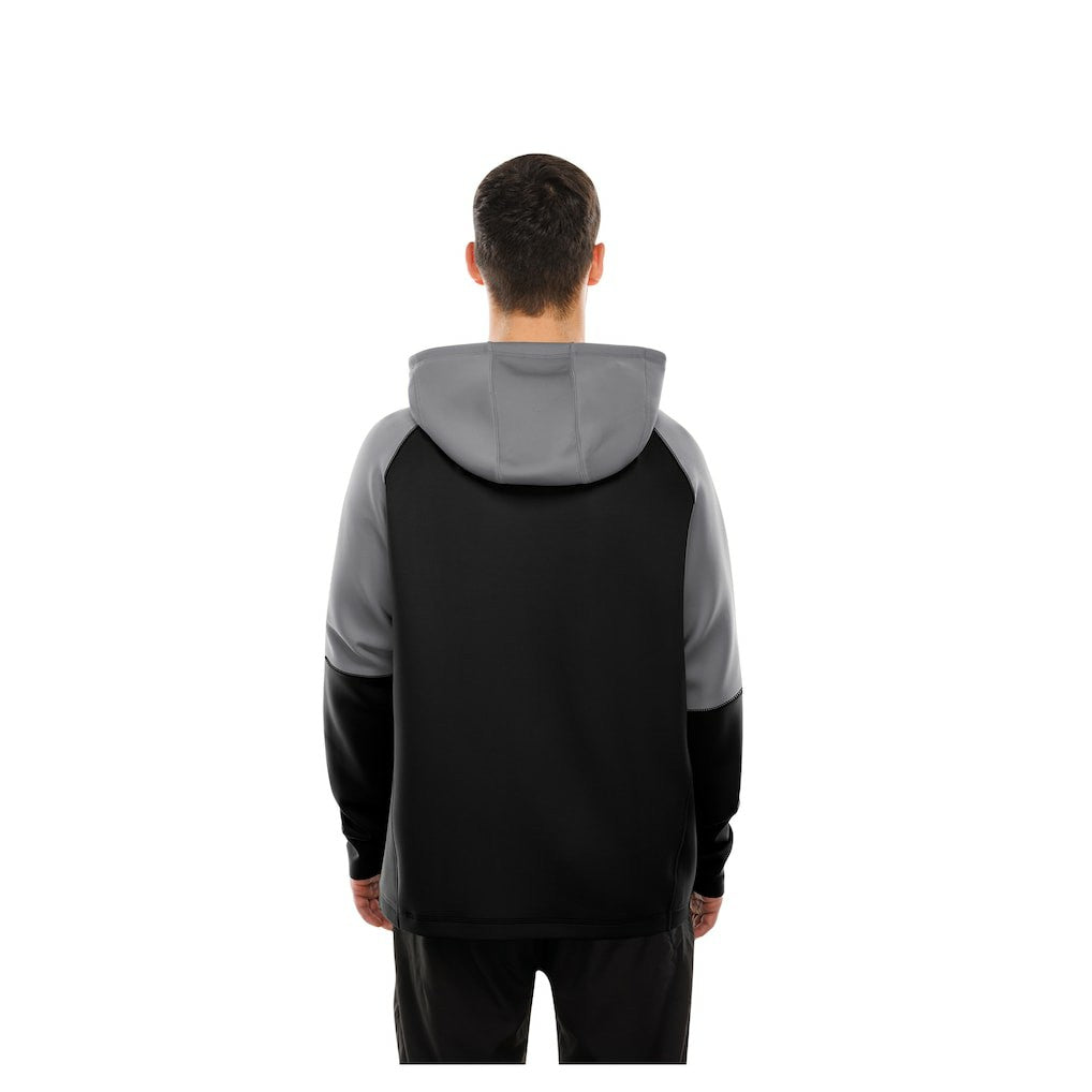 Combine Authentic Color Block Raglan Pullover Hoodie - Las Vegas Raiders