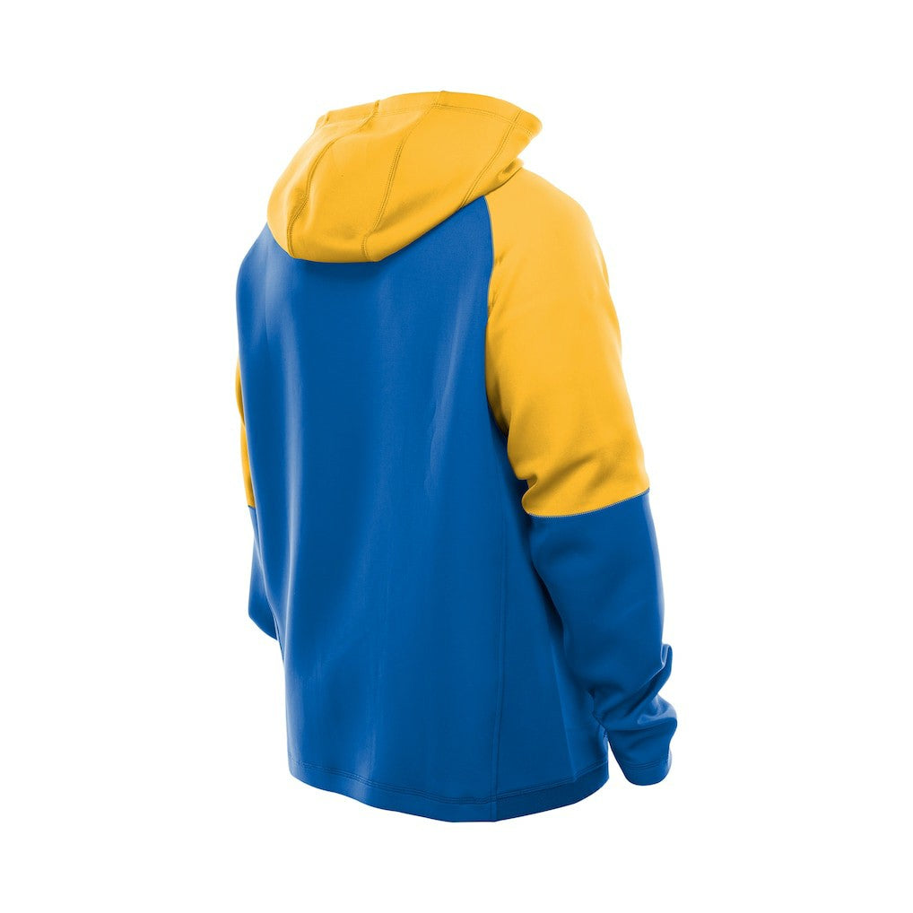 Combine Authentic Color Block Raglan Pullover Hoodie - Los Angeles Rams