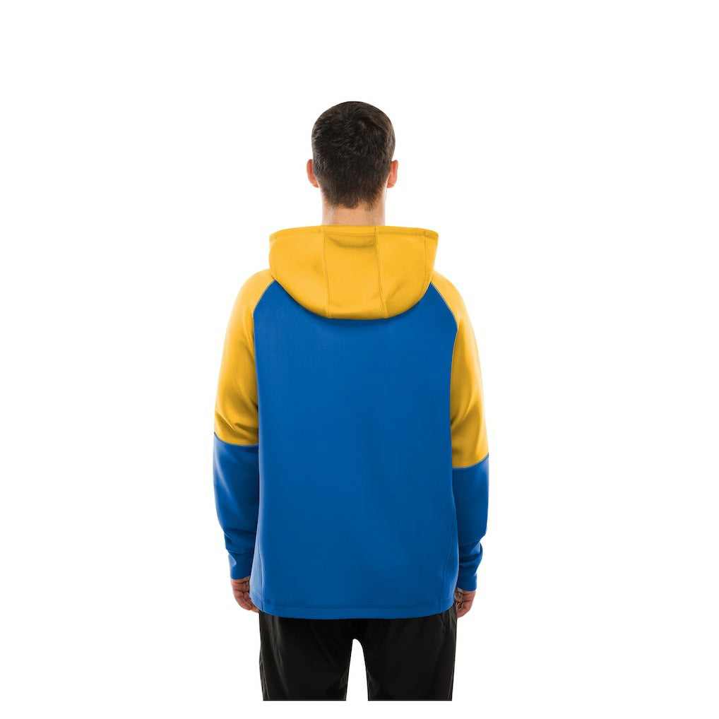Combine Authentic Color Block Raglan Pullover Hoodie - Los Angeles Rams