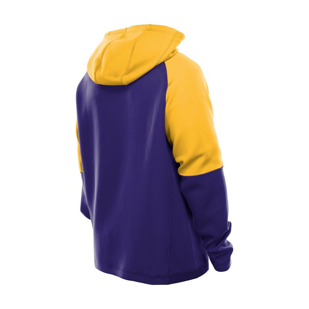 Combine Authentic Color Block Raglan Pullover Hoodie - Minnesota Vikings