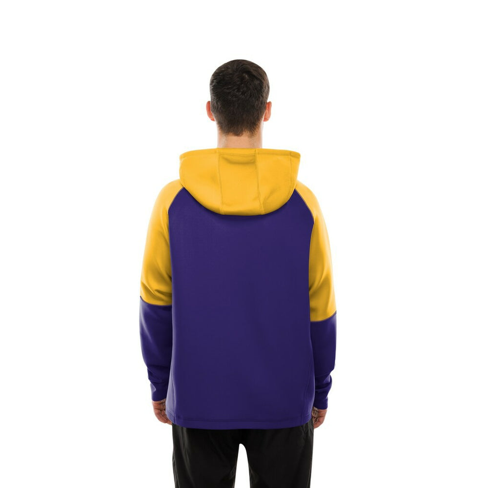 Combine Authentic Color Block Raglan Pullover Hoodie - Minnesota Vikings