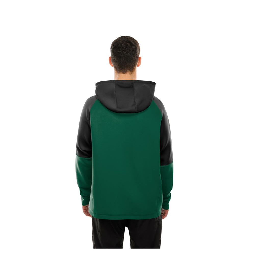 Combine Authentic Color Block Raglan Pullover Hoodie - New York Jets
