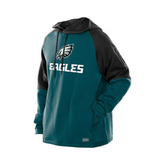 Combine Authentic Color Block Raglan Pullover Hoodie - Philadelphia Eagles