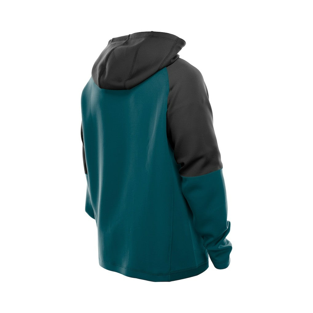 Combine Authentic Color Block Raglan Pullover Hoodie - Philadelphia Eagles