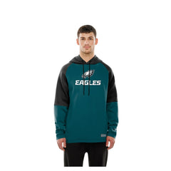 Combine Authentic Color Block Raglan Pullover Hoodie - Philadelphia Eagles