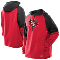 Combine Authentic Color Block Raglan Pullover Hoodie - San Francisco 49ers