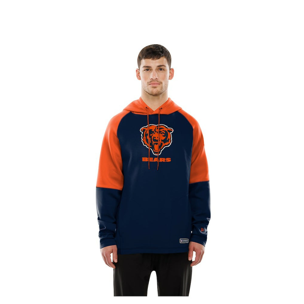 Combine Authentic Color Block Raglan Pullover Hoodie - Chicago Bears