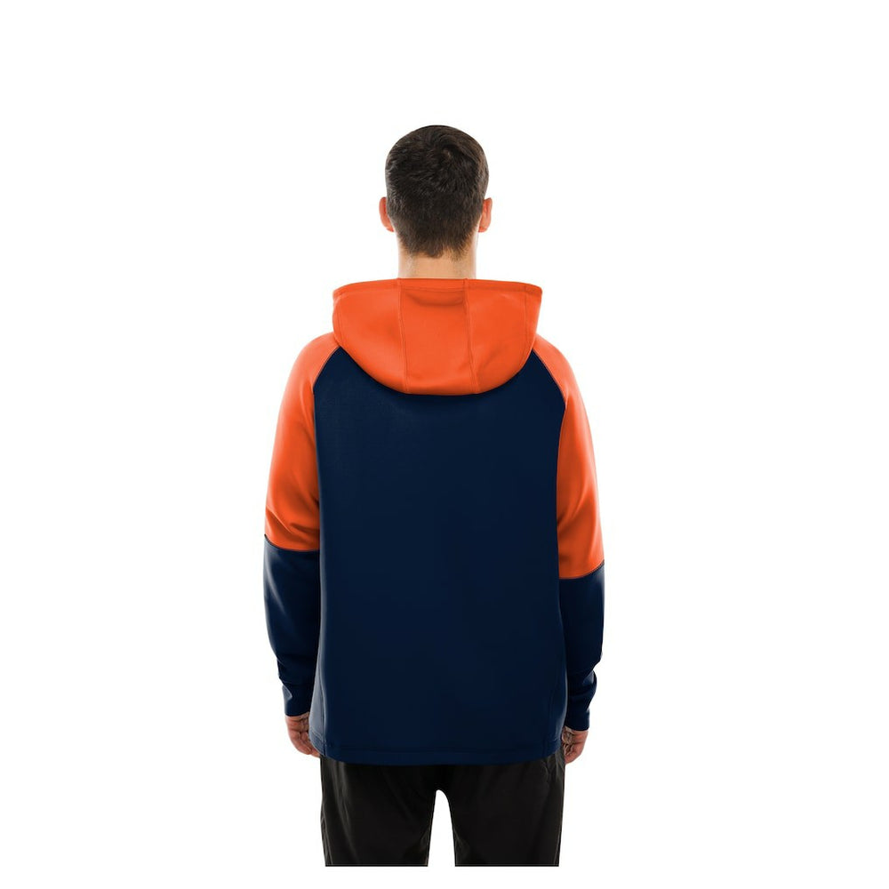 Combine Authentic Color Block Raglan Pullover Hoodie - Chicago Bears