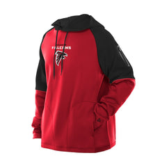 Combine Authentic Color Block Raglan Pullover Hoodie - Atlanta Falcons