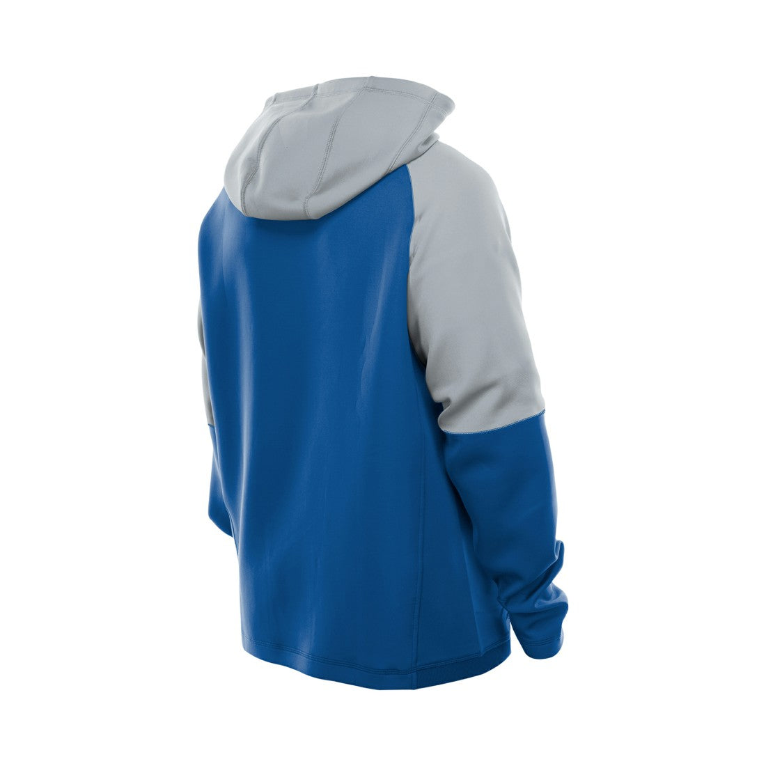 Combine Authentic Color Block Raglan Pullover Hoodie - Detroit Lions