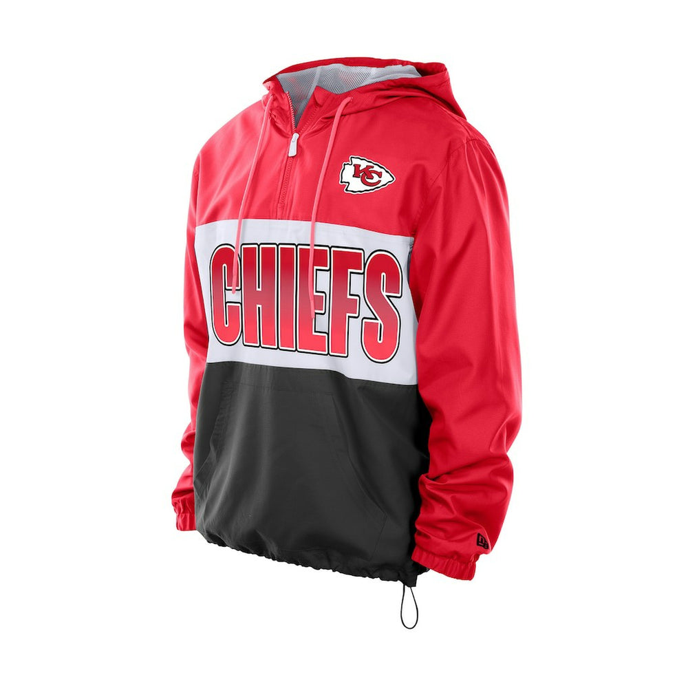 Ripstop Quarter-Zip Hooded Windbreaker - Kansas City Chiefs