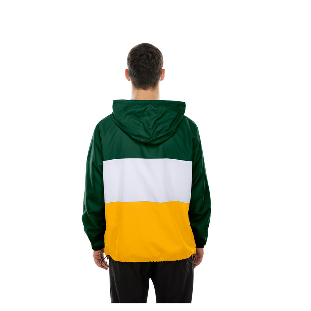 Ripstop Quarter-Zip Hooded Windbreaker - Green Bay Packers