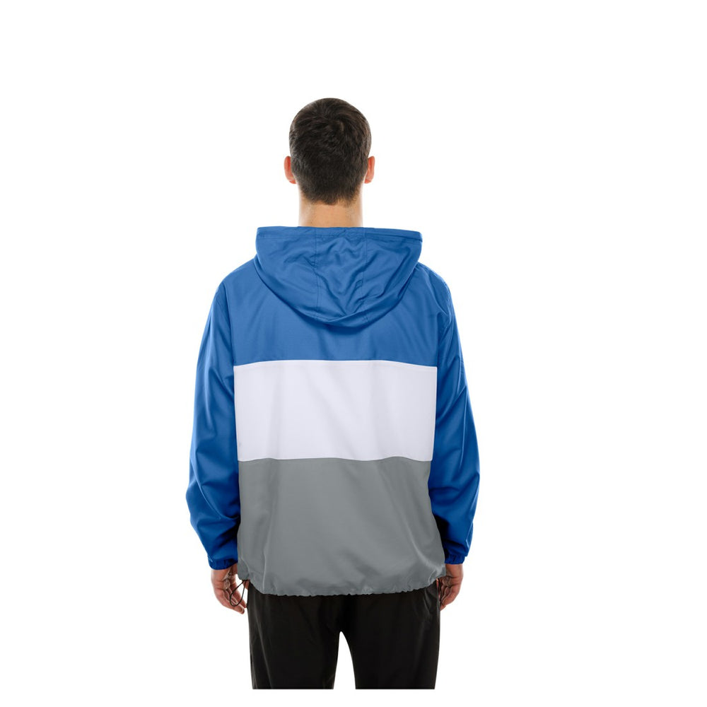 Ripstop Quarter-Zip Hooded Windbreaker - Detroit Lions