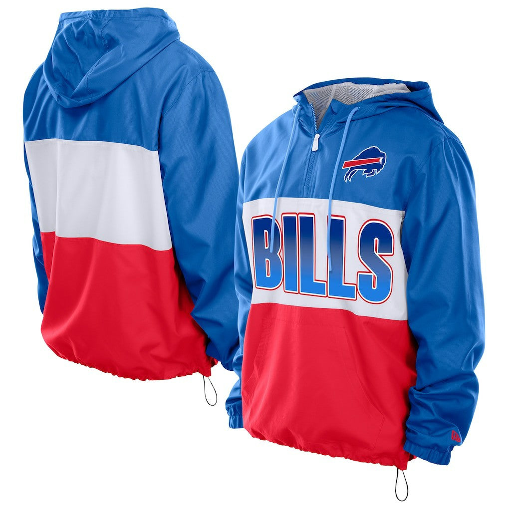 Ripstop Quarter-Zip Hooded Windbreaker - Buffalo Bills