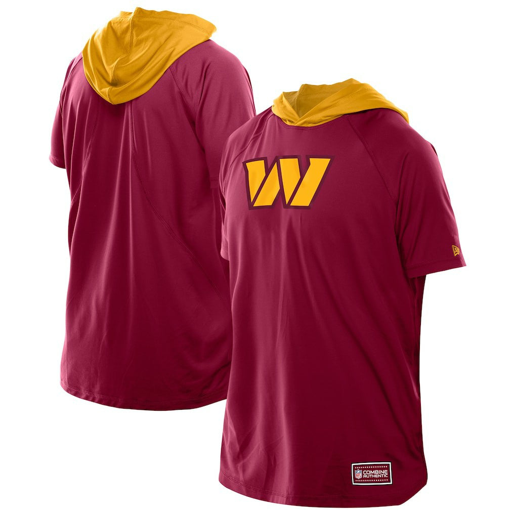 Combine Authentic Hooded Raglan Short-Sleeve T-Shirt - Washington Commanders