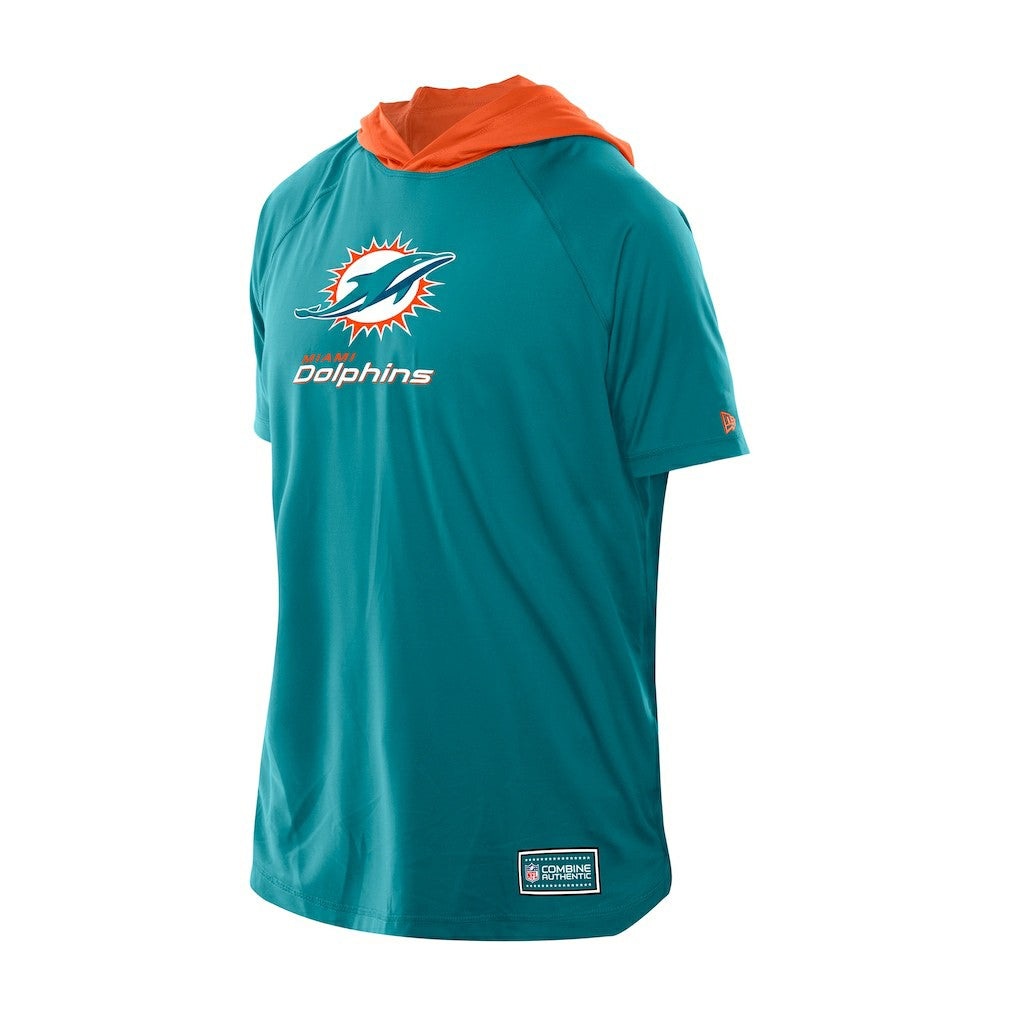 Combine Authentic Hooded Raglan Short-Sleeve T-Shirt - Miami Dolphins