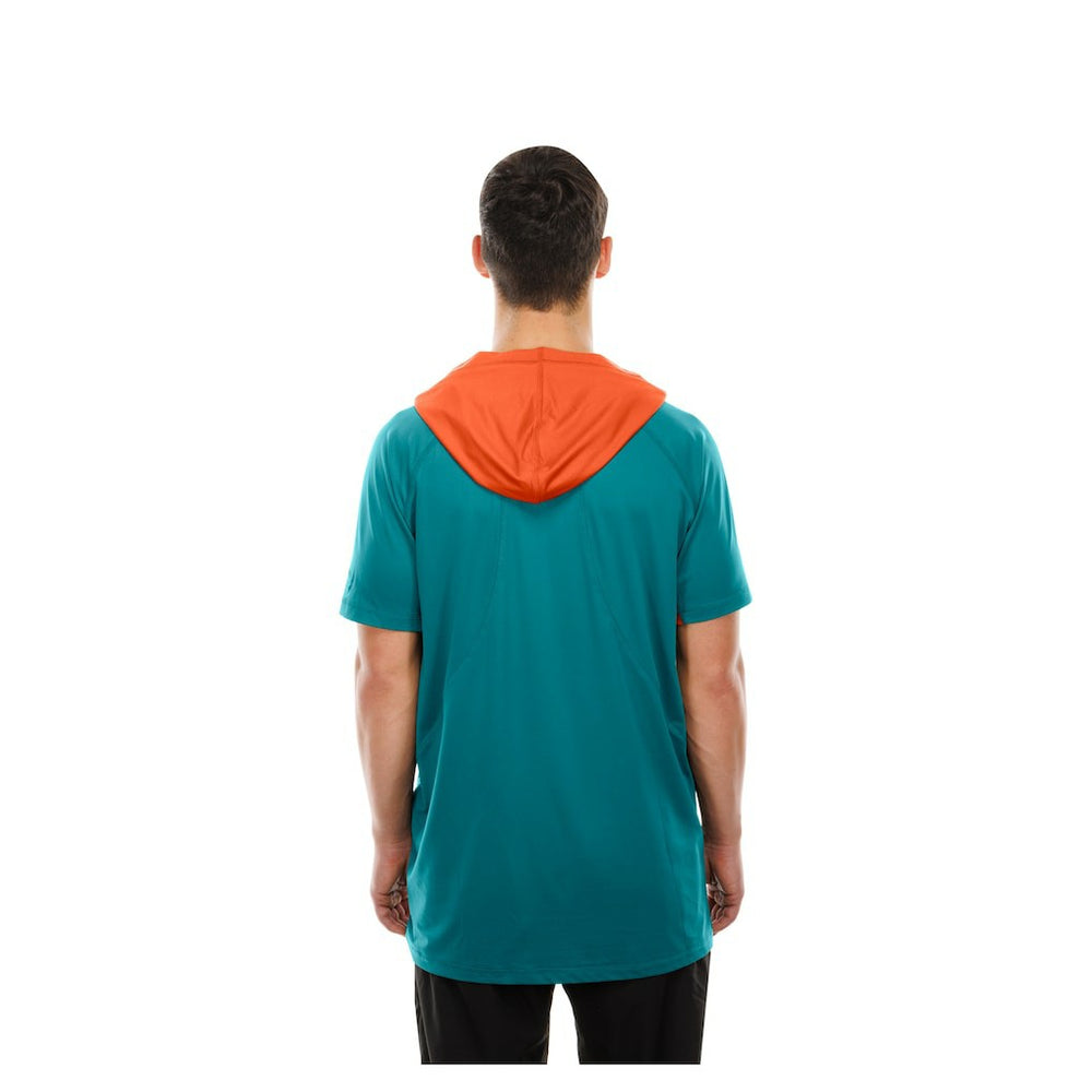 Combine Authentic Hooded Raglan Short-Sleeve T-Shirt - Miami Dolphins