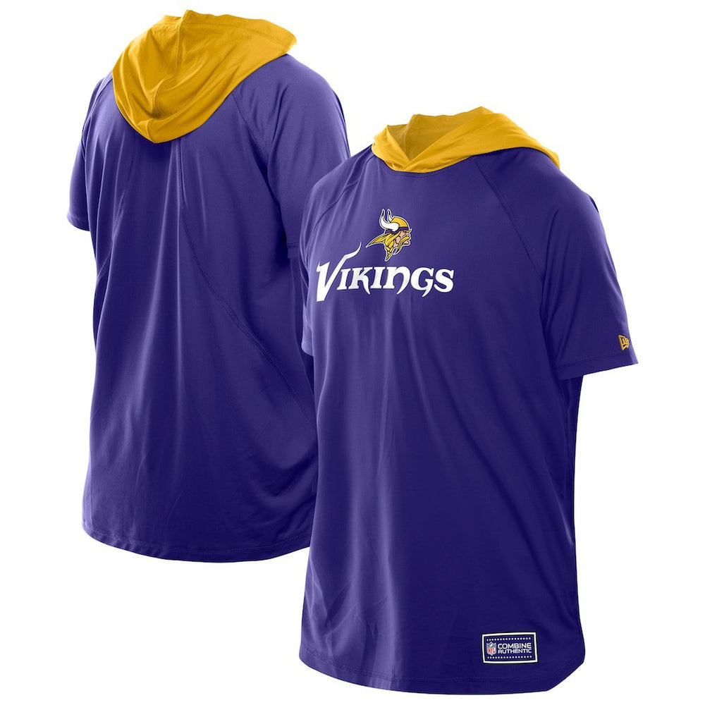Combine Authentic Hooded Raglan Short-Sleeve T-Shirt - Minnesota Vikings