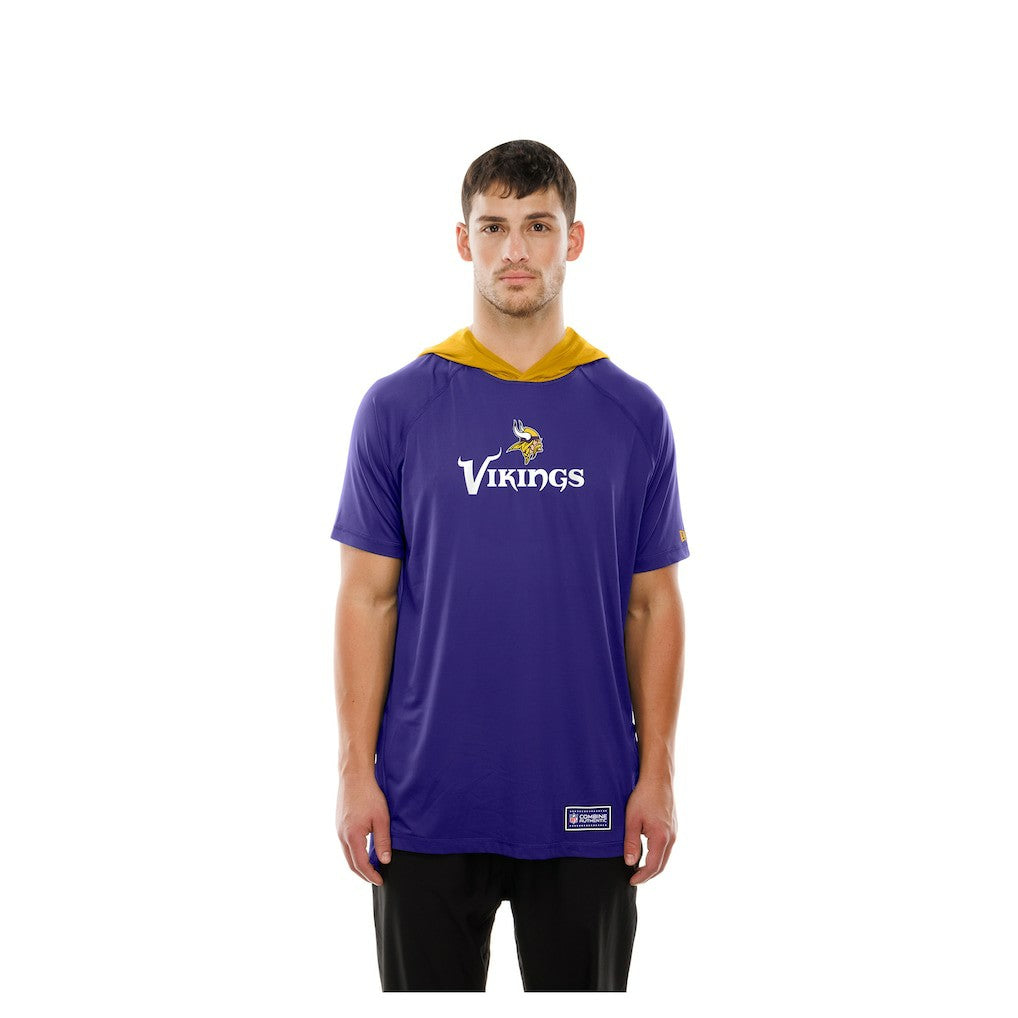 Combine Authentic Hooded Raglan Short-Sleeve T-Shirt - Minnesota Vikings