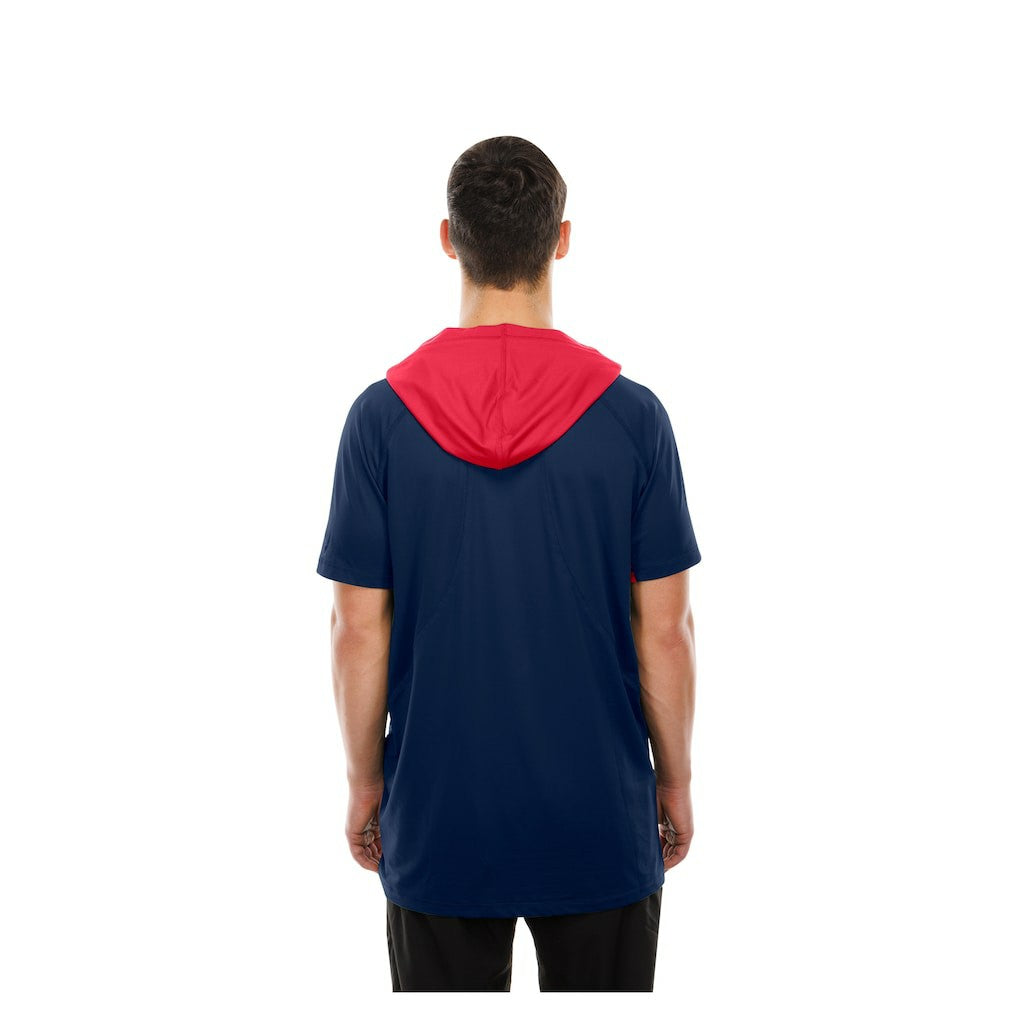 Combine Authentic Hooded Raglan Short-Sleeve T-Shirt - New England Patriots