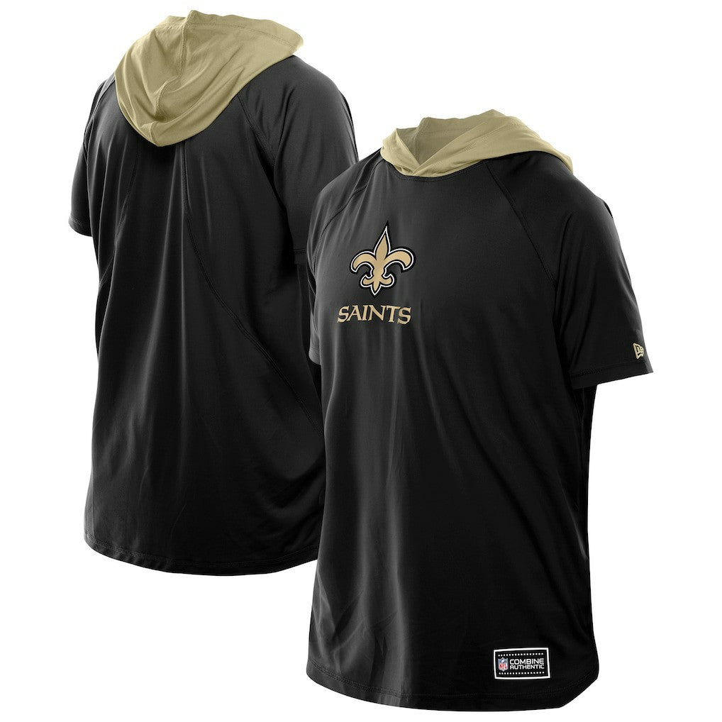 Combine Authentic Hooded Raglan Short-Sleeve T-Shirt - New Orleans Saints