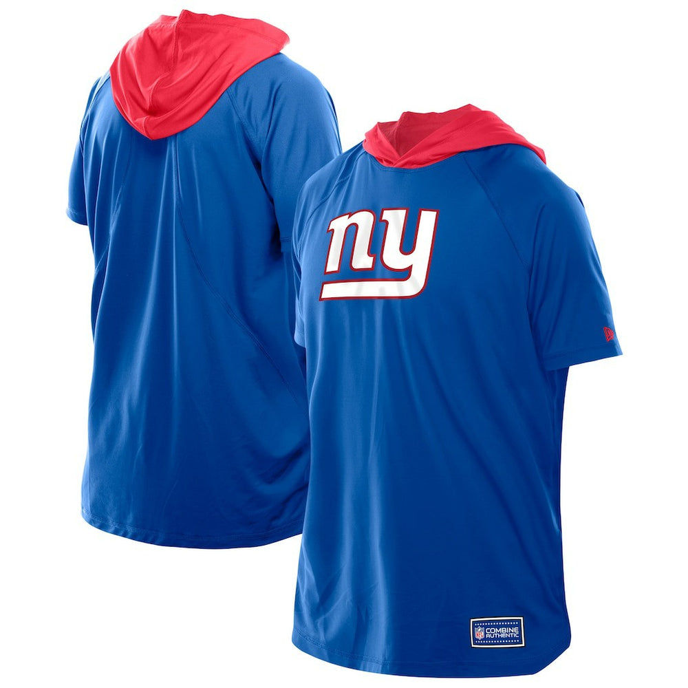 Combine Authentic Hooded Raglan Short-Sleeve T-Shirt - New York Giants