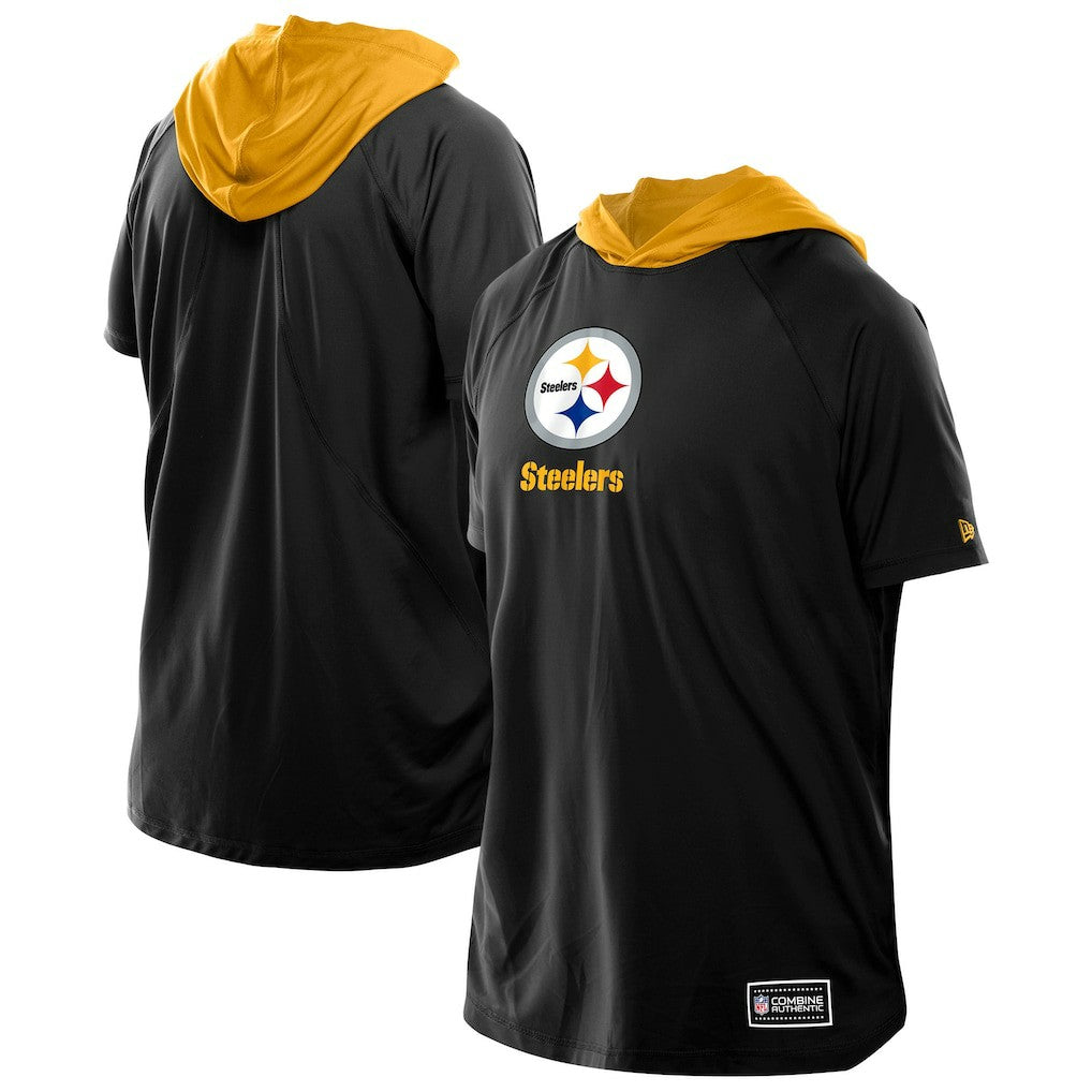Combine Authentic Hooded Raglan Short-Sleeve T-Shirt - Pittsburgh Steelers