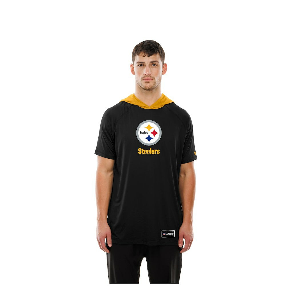 Combine Authentic Hooded Raglan Short-Sleeve T-Shirt - Pittsburgh Steelers