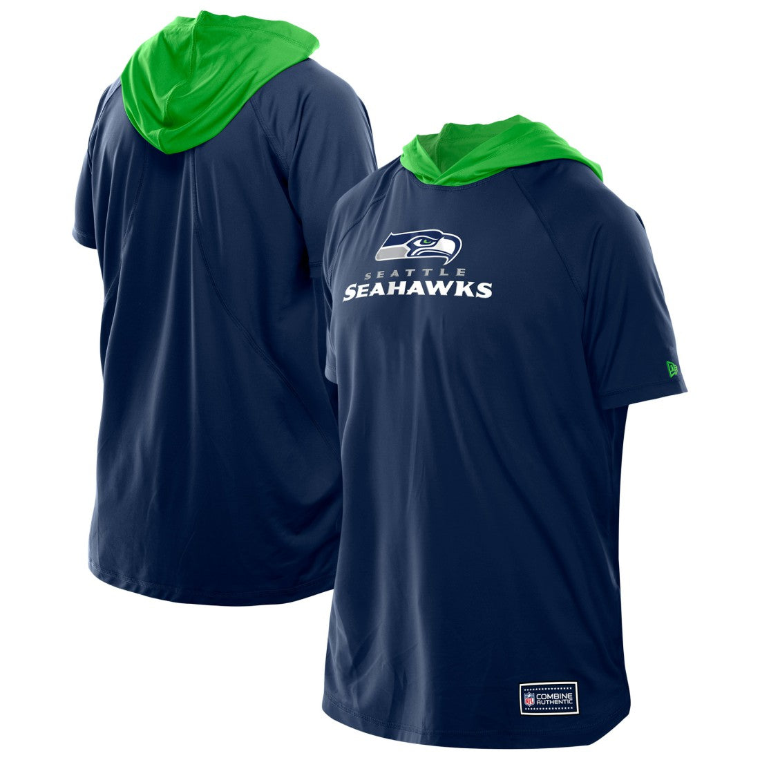 Combine Authentic Hooded Raglan Short-Sleeve T-Shirt - Seattle Seahawks