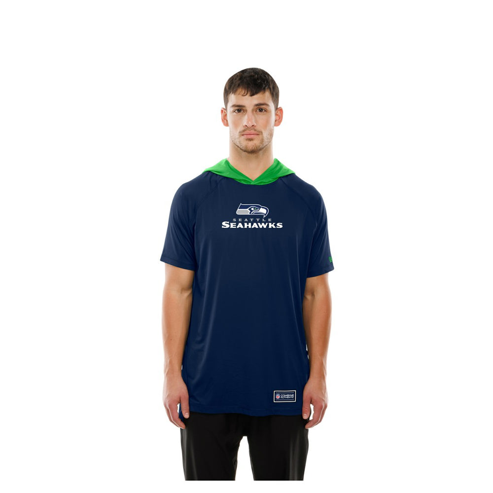Combine Authentic Hooded Raglan Short-Sleeve T-Shirt - Seattle Seahawks