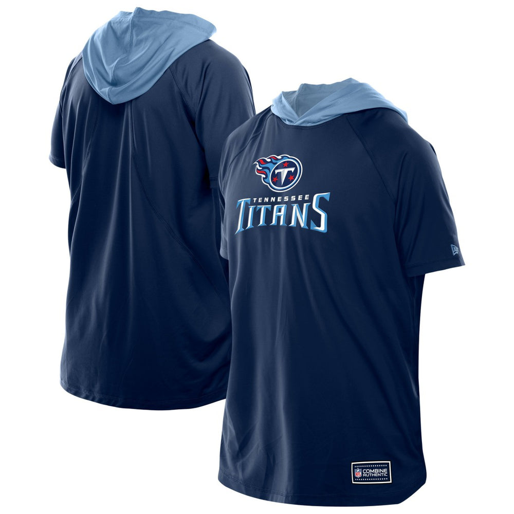 Combine Authentic Hooded Raglan Short-Sleeve T-Shirt - Tennessee Titans