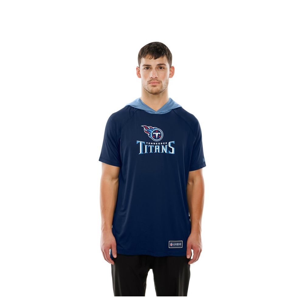 Combine Authentic Hooded Raglan Short-Sleeve T-Shirt - Tennessee Titans