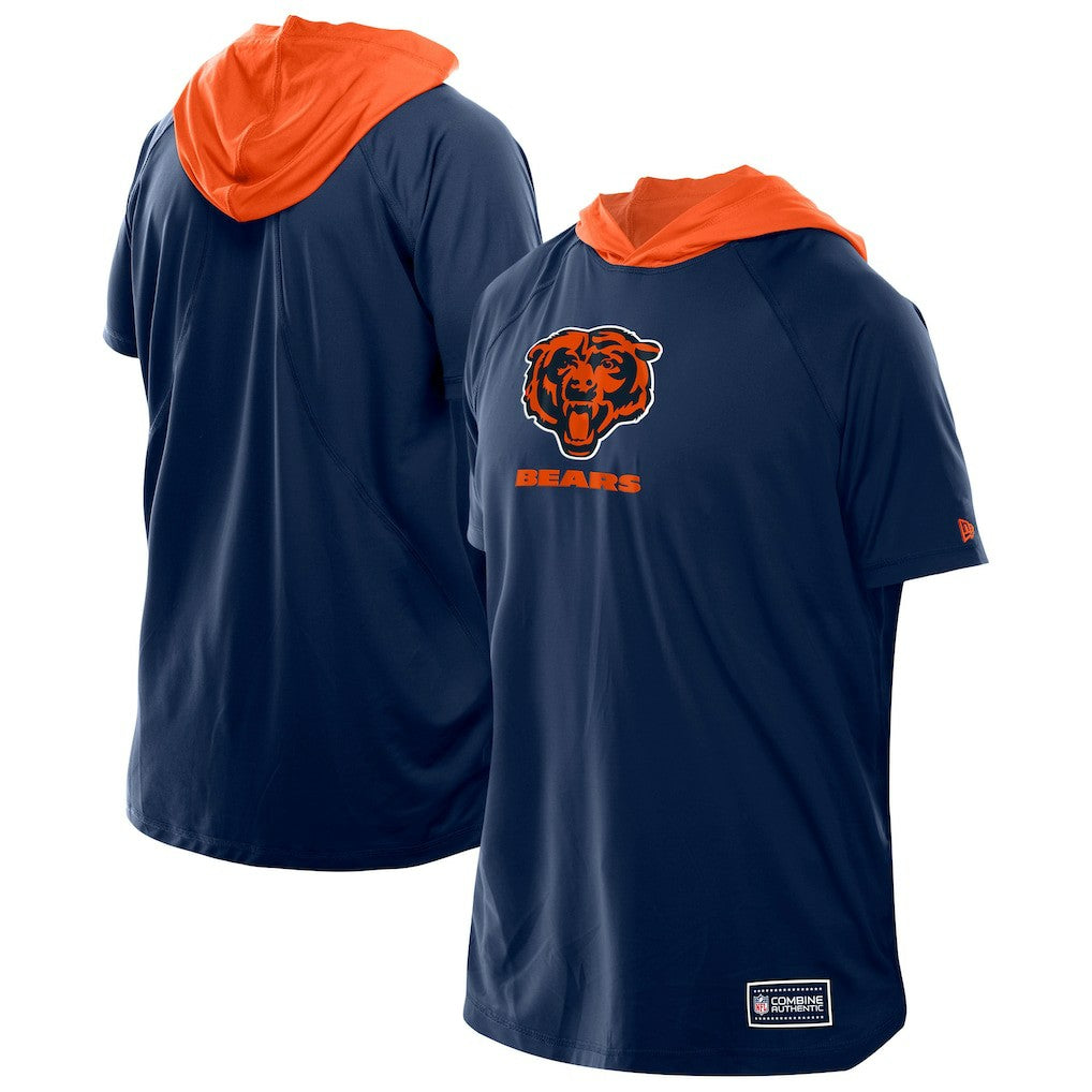 Combine Authentic Hooded Raglan Short-Sleeve T-Shirt - Chicago Bears