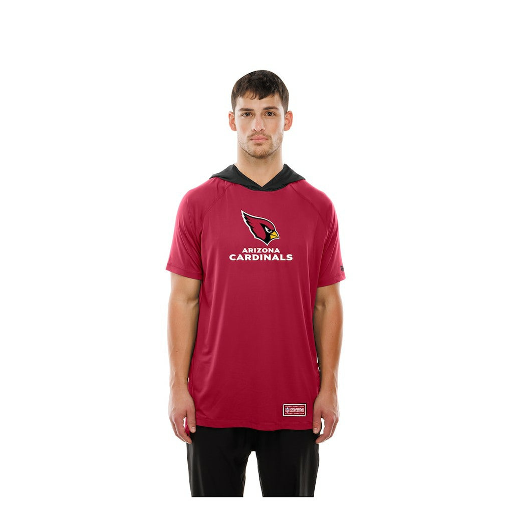 Combine Authentic Hooded Raglan Short-Sleeve T-Shirt - Arizona Cardinals