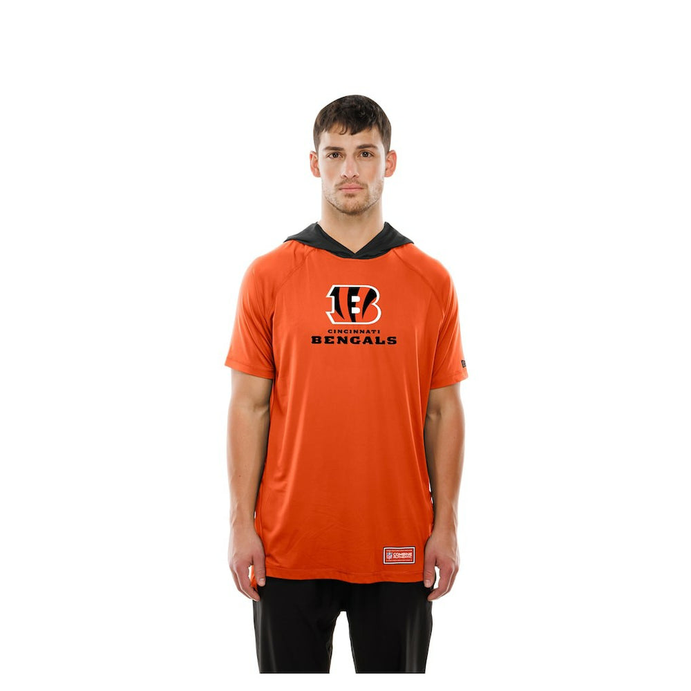 Combine Authentic Hooded Raglan Short-Sleeve T-Shirt - Cincinnati Bengals