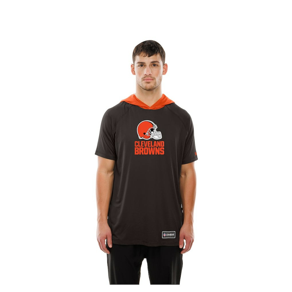 Combine Authentic Hooded Raglan Short-Sleeve T-Shirt - Cleveland Browns