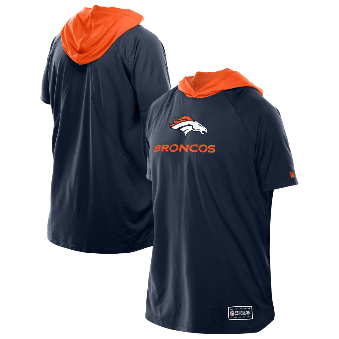 Combine Authentic Hooded Raglan Short-Sleeve T-Shirt - Denver Broncos