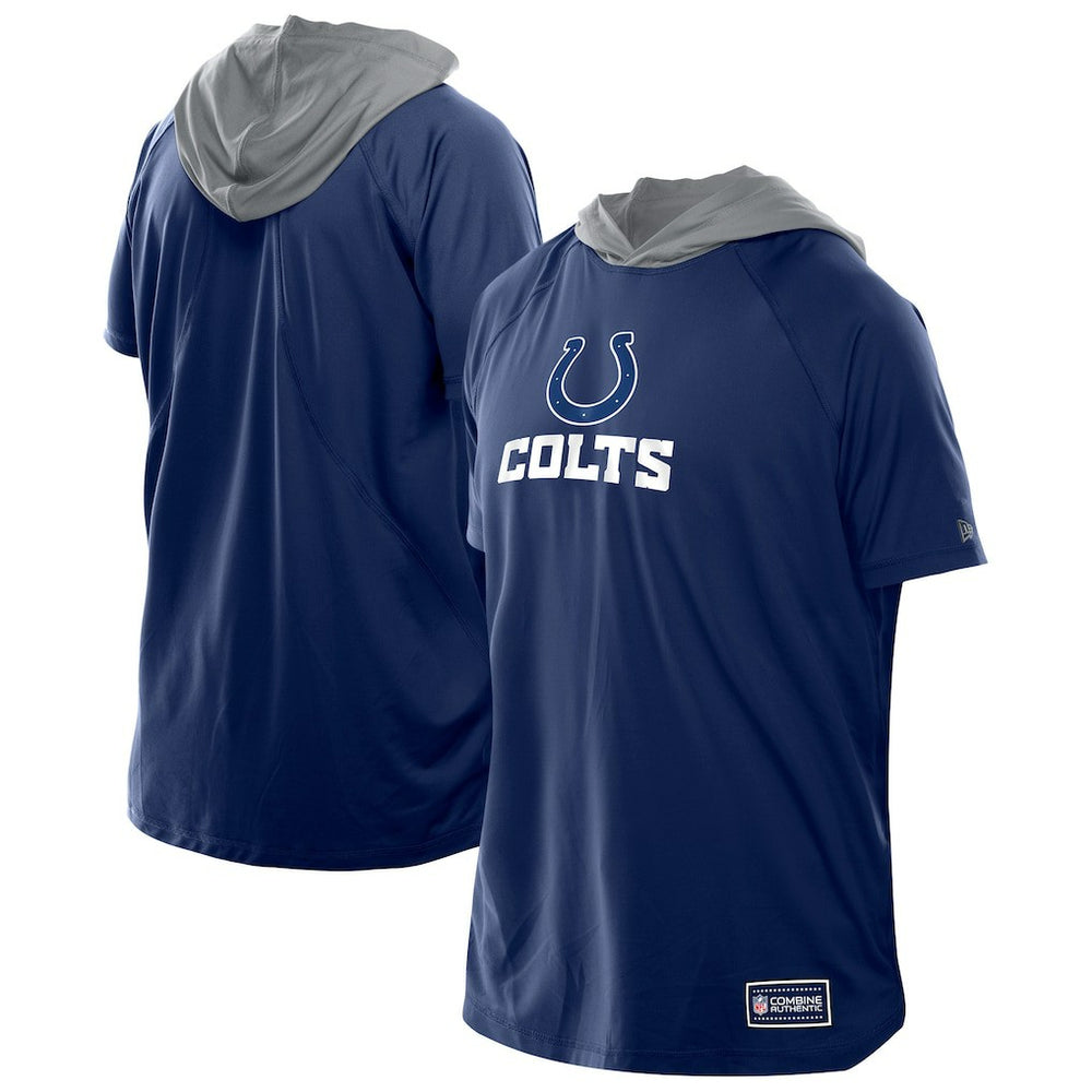 Combine Authentic Hooded Raglan Short-Sleeve T-Shirt - Indianapolis Colts