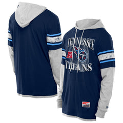 Twofer Layered Long Sleeve Hoodie T-Shirt - Tennessee Titans