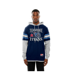 Twofer Layered Long Sleeve Hoodie T-Shirt - Tennessee Titans