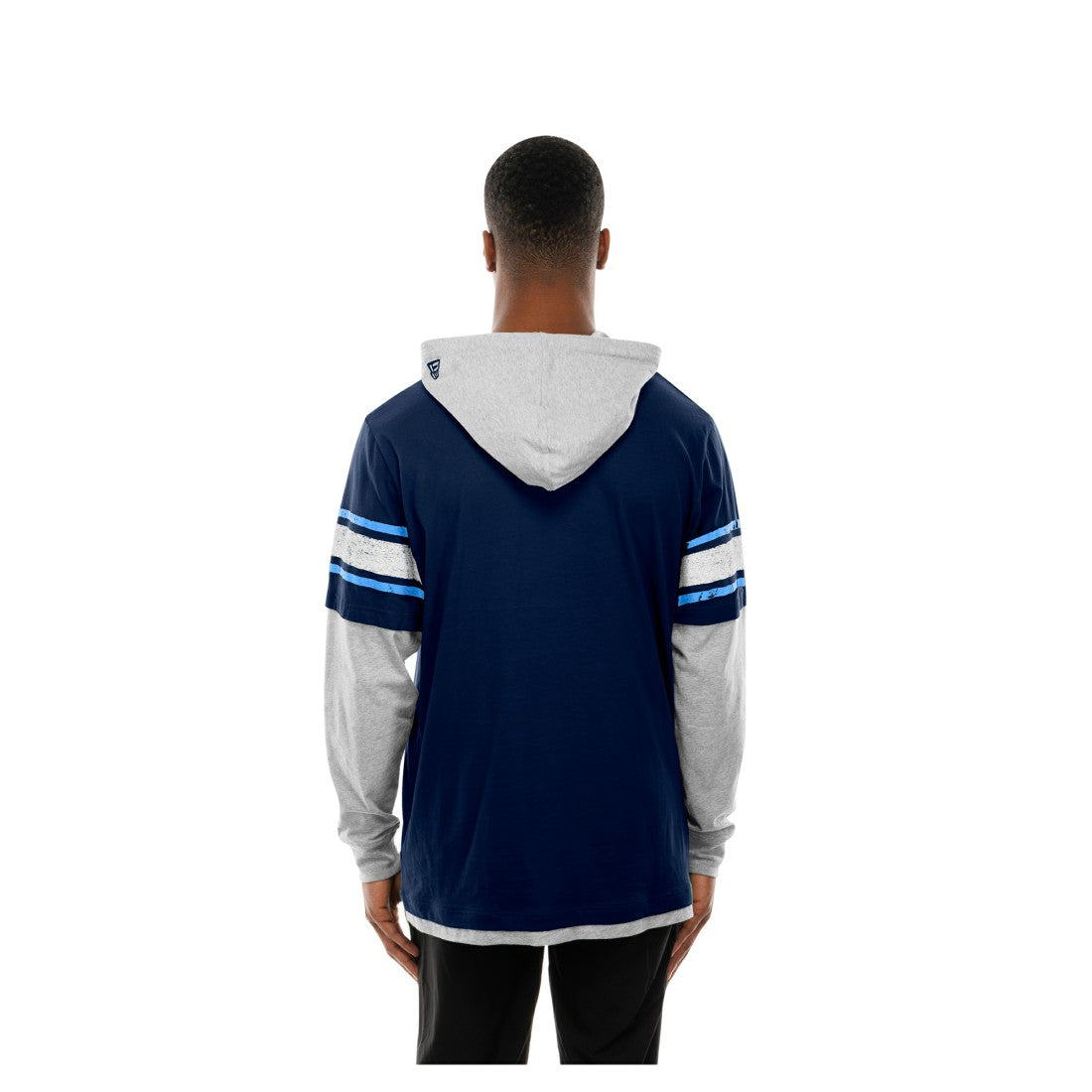 Twofer Layered Long Sleeve Hoodie T-Shirt - Tennessee Titans