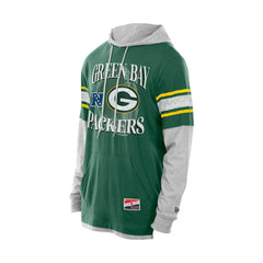 Twofer Layered Long Sleeve Hoodie T-Shirt - Green Bay Packers