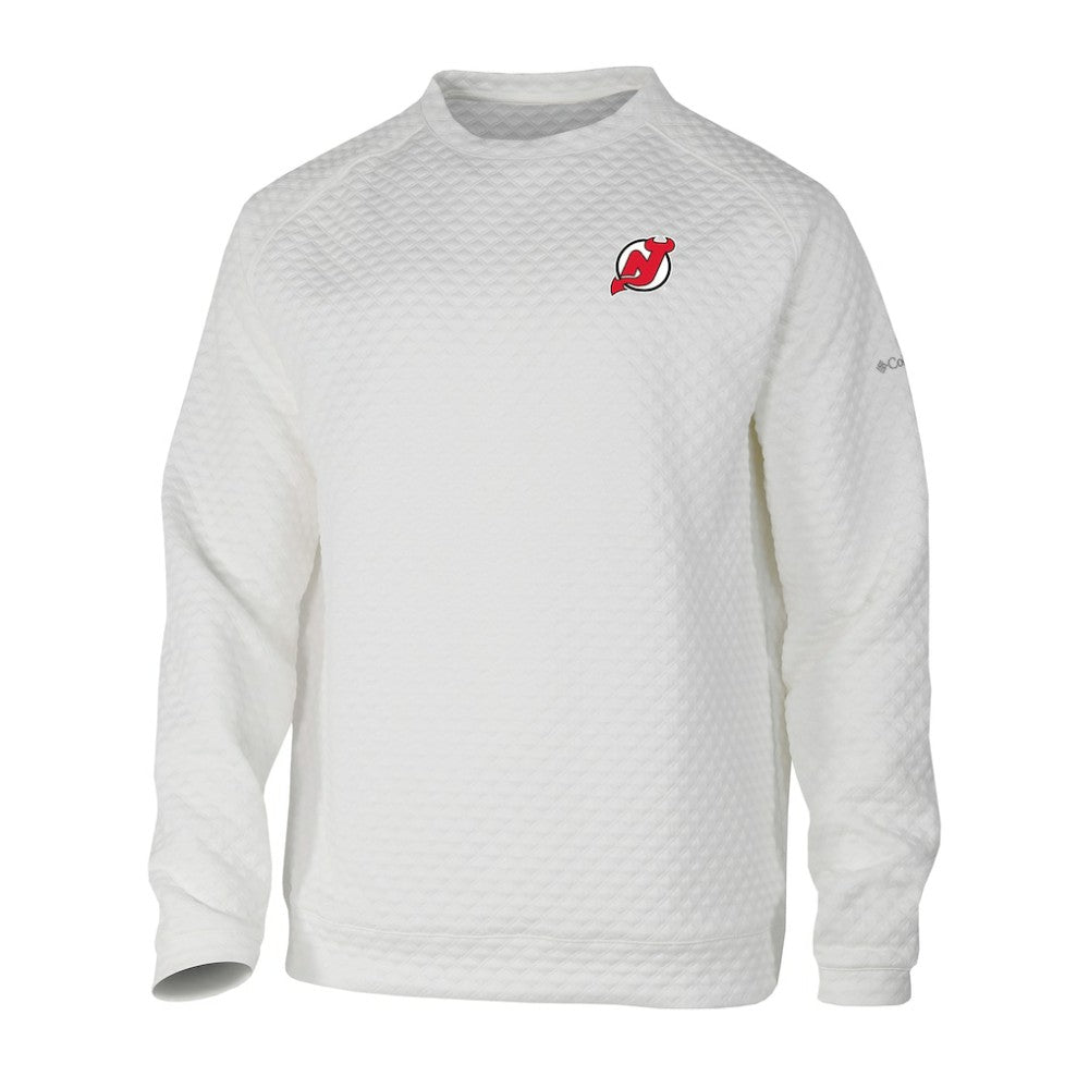 NHL White New Jersey Devils Columbia The Finder Sweatshirt
