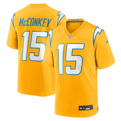 Ladd McConkey  Alternate Charger Power Game Player Jersey - Los Angeles Chargers