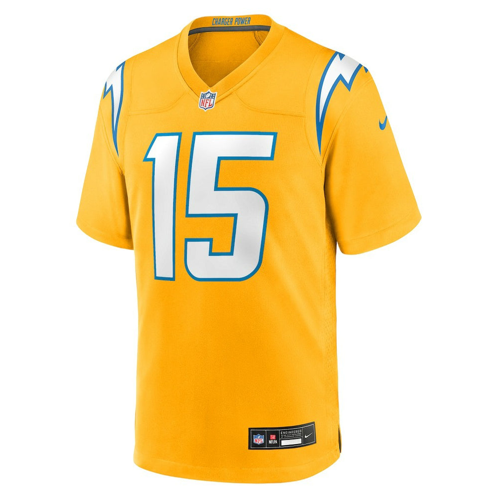 Ladd McConkey  Alternate Charger Power Game Player Jersey - Los Angeles Chargers