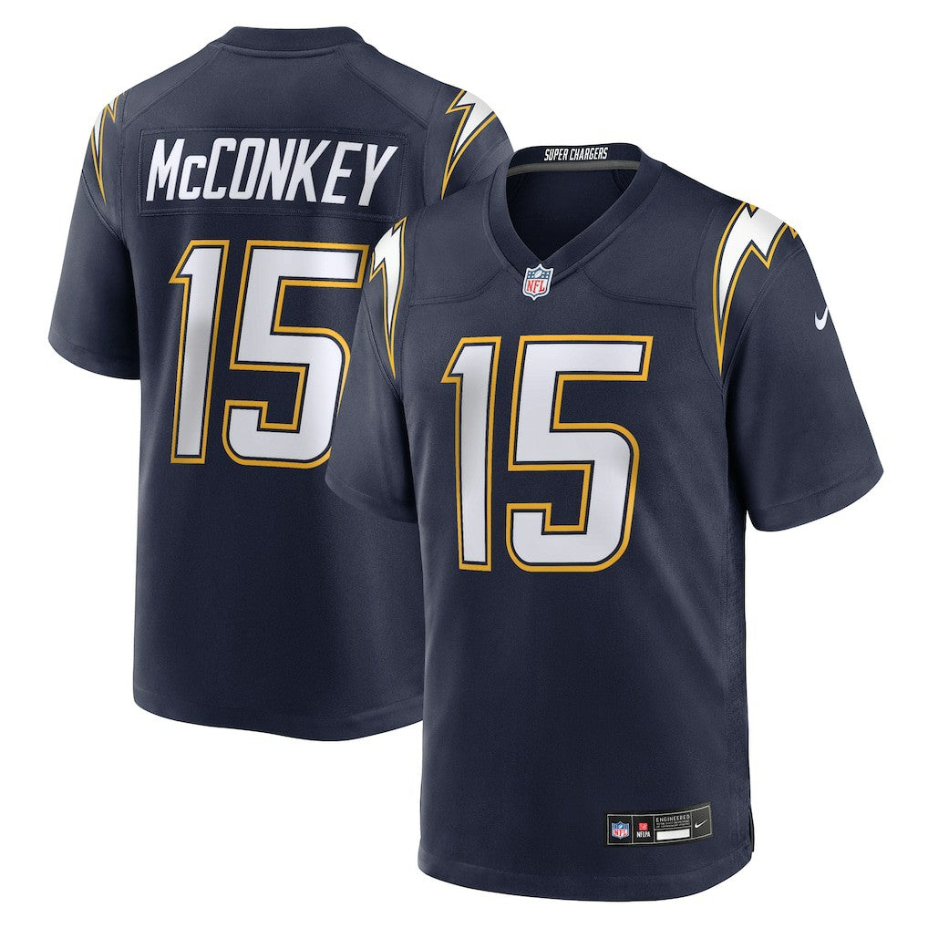 Ladd McConkey  Alternate Super Chargers Game Player Jersey - Los Angeles Chargers