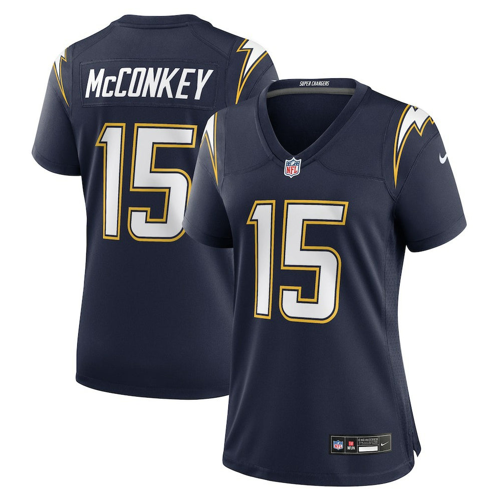 Ladd McConkey  Women's Alternate Super Chargers Game Jersey - Los Angeles Chargers